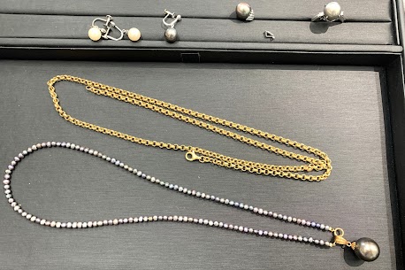 08/01　K18 　ネックレス 　　K14　イヤリング トップ　お買い取りさせていただきました。　藤岡店